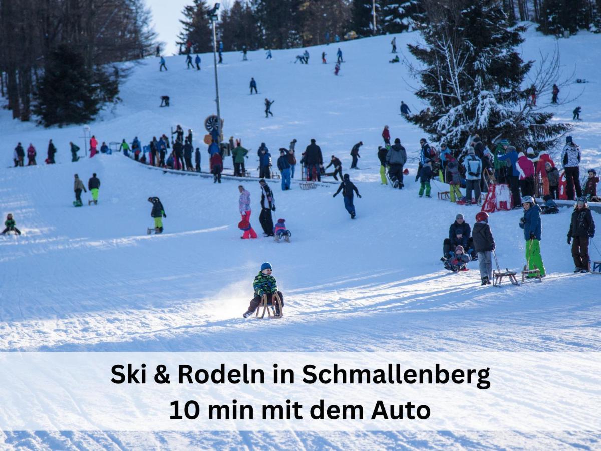 Ferienhaus Grimme - 350M2, 18 Betten - Mit Indoorspielplatz, Pool, Grosser Terrasse, Grill, Sauna, Kicker, Dart, Uvm - Ideal Fuer Familien Schmallenberg Luaran gambar