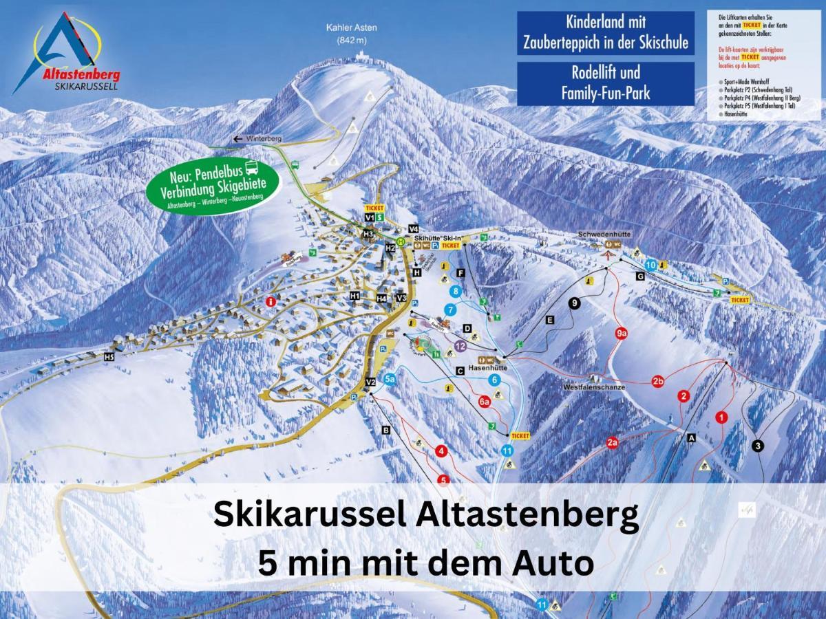 Ferienhaus Grimme - 350M2, 18 Betten - Mit Indoorspielplatz, Pool, Grosser Terrasse, Grill, Sauna, Kicker, Dart, Uvm - Ideal Fuer Familien Schmallenberg Luaran gambar